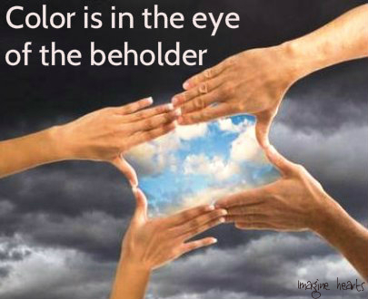 color is in the eye